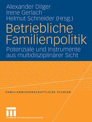 cover image of Betriebliche Familienpolitik